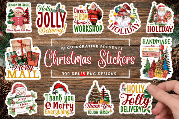 Download Christmas Printable Stickers Bundle - Premium Resources